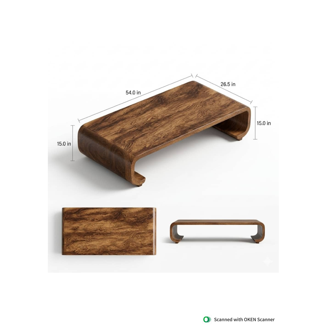 Curve Edge Coffee Table