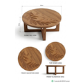 Leaf Carving Centre Table