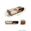 Premium Wooden Sofa Cum Storage Console