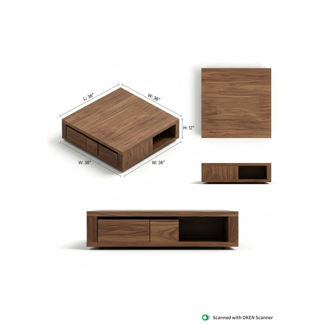 Smart Storage Coffee Table