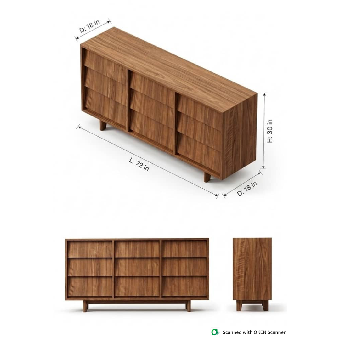 Wooden Panel Cabinet
